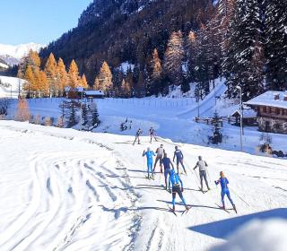 Biathlonzentrum erstrahlt in weißem Glanz