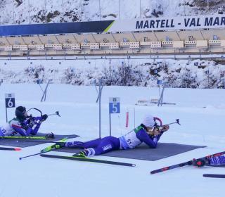 Frühstart auf Schnee
