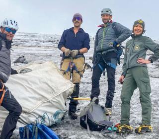 Gemeinsam für saubere Gletscher