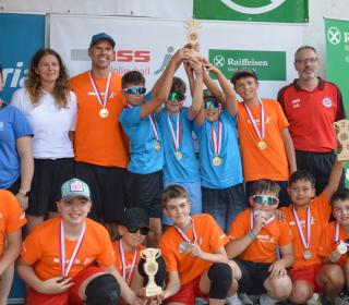 Großartige Mini-Volleyball-Finalspiele