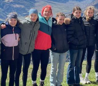 Internationaler Handballbesuch in Naturns
