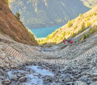 Wildbachverbauung verbessert Hochwasserschutz