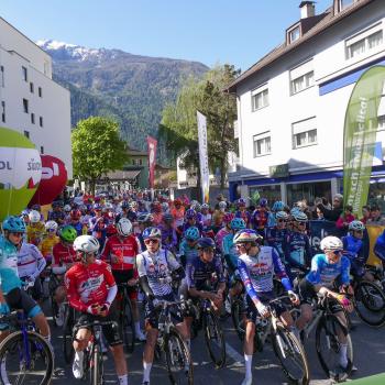 Tour of the Alps, Start in Latsch, 22.04.2026, Fotos AM