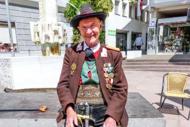 60 Jahre Wiedergründung der Schützenkompanie Schlanders und Fahnenweihe (16. Juni 2019). Fotos: Sepp