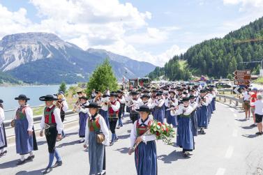 Bezirksmusikfest, 75 Jahre MK Reschen, Festumzug 11.07.2026, Fotos: AM