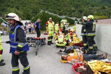 Großübung in Rabland (13.09.2025); Fotos: Sepp 