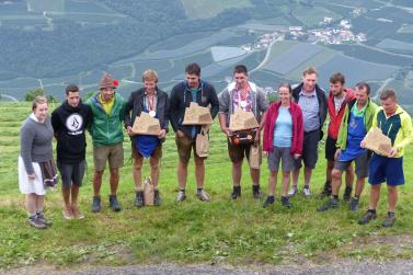 Landesentscheid im Handmähen am 28. Juli 2019 in Trumsberg in Kastelbell. Fotos: Sepp