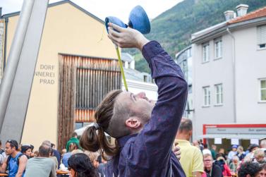 Lebendiges Markttreiben in Prad, 27.07.23; Fotos: Michael