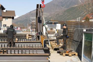 Neue Etschbrücke in Laas Fotos: Sepp