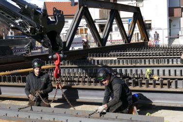 Neue Etschbrücke in Laas Fotos: Sepp