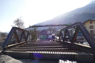 Neue Etschbrücke in Laas Fotos: Sepp