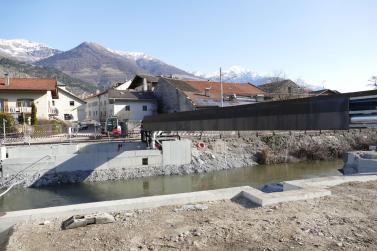 Neue Etschbrücke in Laas Fotos: Sepp