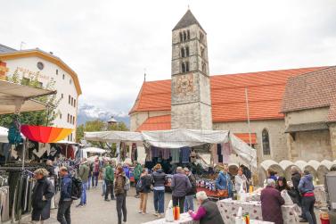 Rosenkranzmarkt in Schluderns, 04.10., Fotos: AM