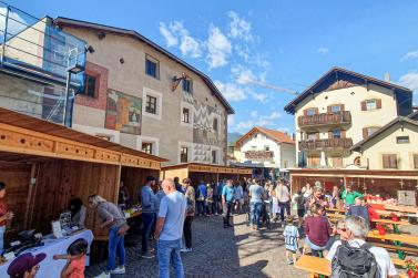 Rosenkranzmarkt in Schluderns, 30.09.23; Fotos: Michael