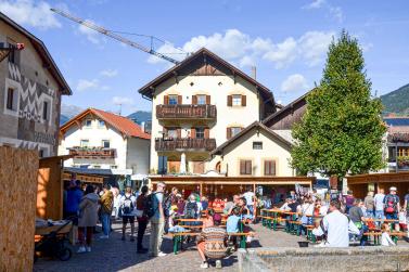 Rosenkranzmarkt in Schluderns, 30.09.23; Fotos: Michael