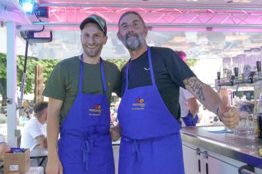 Sommernacht in Latsch, 14.08., Sunnseit Brass. Fotos: Michael 