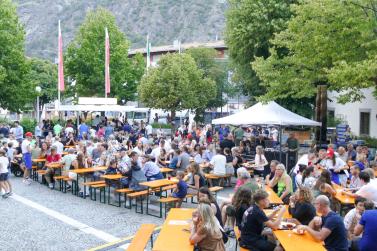 Sommernacht in Latsch, 14.08., Sunnseit Brass. Fotos: Michael 