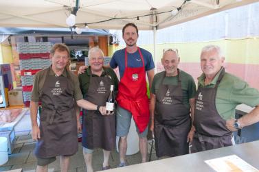 Sommernacht in Latsch, 14.08., Sunnseit Brass. Fotos: Michael 