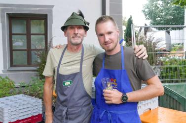 Sommernacht in Latsch, 14.08., Sunnseit Brass. Fotos: Michael 