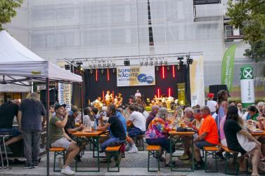 Sommernacht in Latsch, 14.08., Sunnseit Brass. Fotos: Michael 