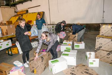 SOS Ukraine: Sachspendensammlung in Latsch; Fotos: Sepp