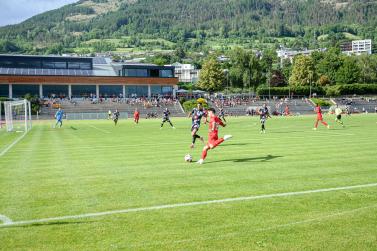 Testspiel in Mals, Lugano - Unterhaching, 04.07.23; Fotos: Michael