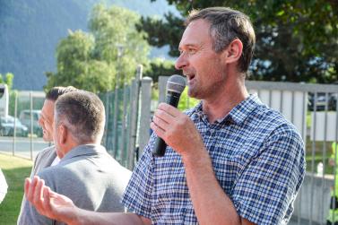 Testspiel in Mals, Lugano - Unterhaching, 04.07.23; Fotos: Michael