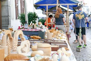 Tiroler Abend (Malser Sommer) und Abendmarkt am 7. Juli 2023 in Mals; Fotos: Sepp