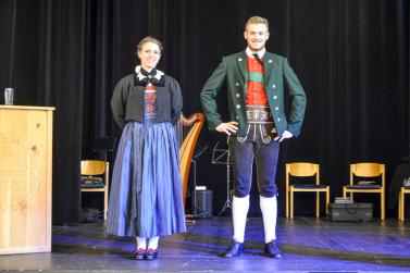 Trachtenvorstellung mit Erntedank in Mals, 29.10.23; Fotos: Michael