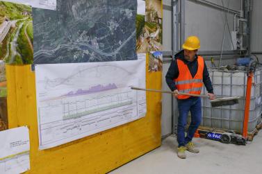 Tunnelbesichtigung in Kastelbell; Fotos: Sepp