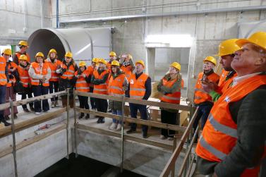 Tunnelbesichtigung in Kastelbell; Fotos: Sepp