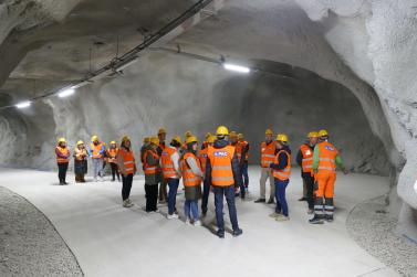 Tunnelbesichtigung in Kastelbell; Fotos: Sepp