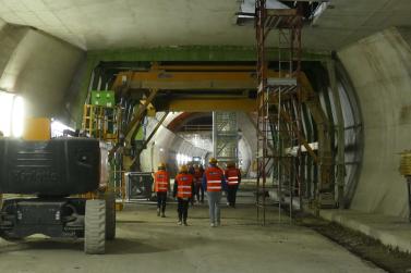 Tunnelbesichtigung in Kastelbell; Fotos: Sepp