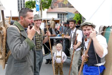 Umzug „200 Jahre Stilfserjochstraße“ in Prad; Fotos: Sepp 