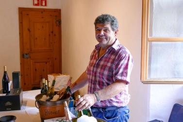 Vinschgauer Weinpräsentation auf Schloss Kastelbell, 6. Juli; Fotos: Michael 