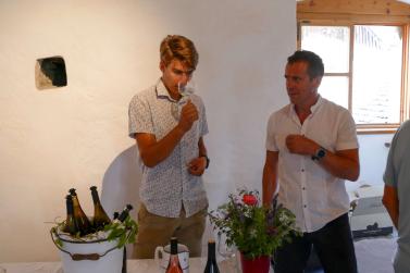 Vinschgauer Weinpräsentation auf Schloss Kastelbell, 6. Juli; Fotos: Michael 