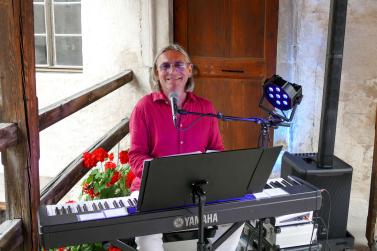 Vinschgauer Weinpräsentation auf Schloss Kastelbell, 6. Juli; Fotos: Michael 