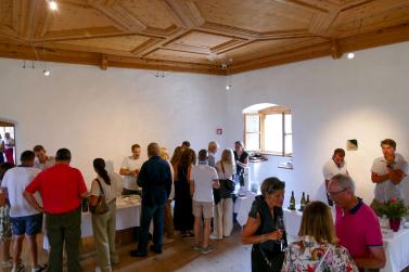 Vinschgauer Weinpräsentation auf Schloss Kastelbell, 6. Juli; Fotos: Michael 