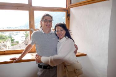 Vinschgauer Weinpräsentation auf Schloss Kastelbell, 6. Juli; Fotos: Michael 