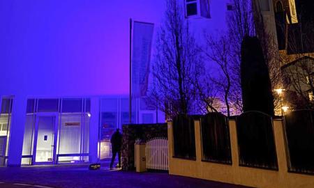 Kulturhaus in Lila