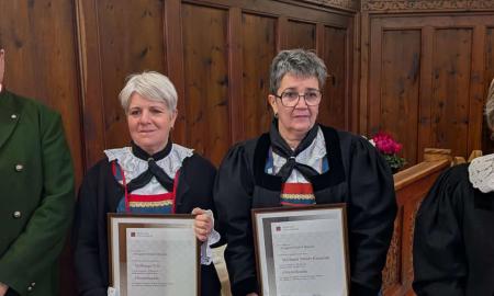 Mitglieder der Singgemeinschaft geehrt