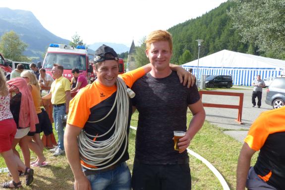  6. Obervinschger Nassleistungswettbewerb auf der Grünzone in Graun am 8. Juli 2017; Fotos: Sepp