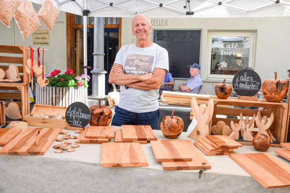 Bauernmarkt Mals, 06.09.23; Fotos: Michael