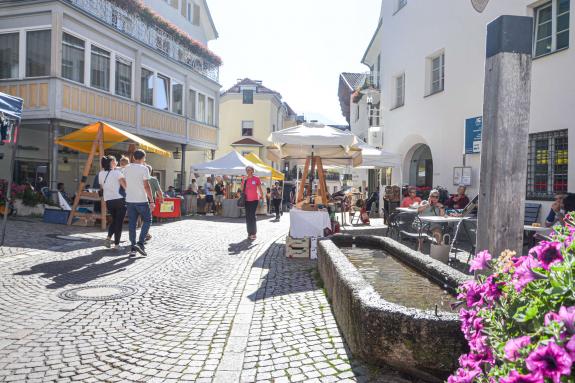 Bauernmarkt Mals, 06.09.23; Fotos: Michael