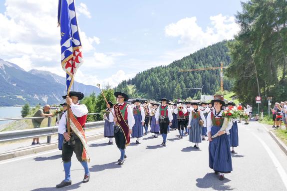 Bezirksmusikfest, 75 Jahre MK Reschen, Festumzug 11.07.2026, Fotos: AM