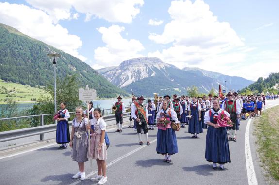 Bezirksmusikfest, 75 Jahre MK Reschen, Festumzug 11.07.2026, Fotos: AM