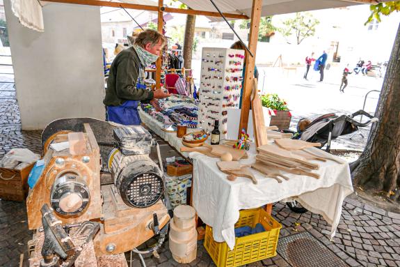 Bunter Herbstmarkt in Glurns am 10. Oktober 2020; Fotos: Sepp