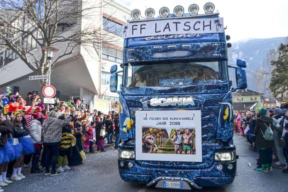 Faschingsumzug in Latsch, 01.03.25; Fotos: Michael