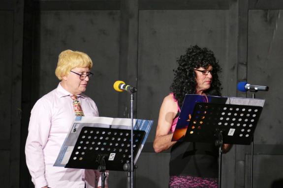 „Golderner Fosnocht“ (Faschingsrevue des Männerchors Vierklang in Goldrain); Fotos: Sepp