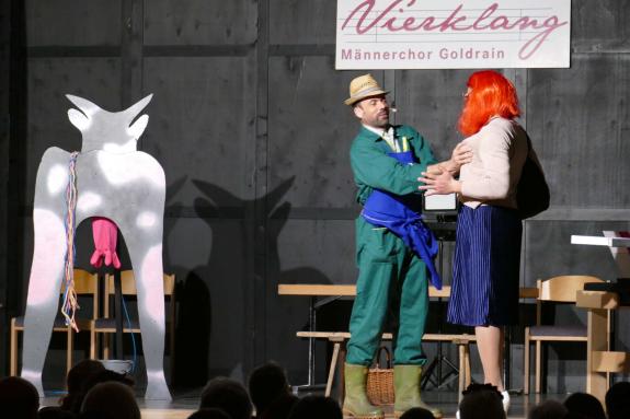 „Golderner Fosnocht“ (Faschingsrevue des Männerchors Vierklang in Goldrain); Fotos: Sepp